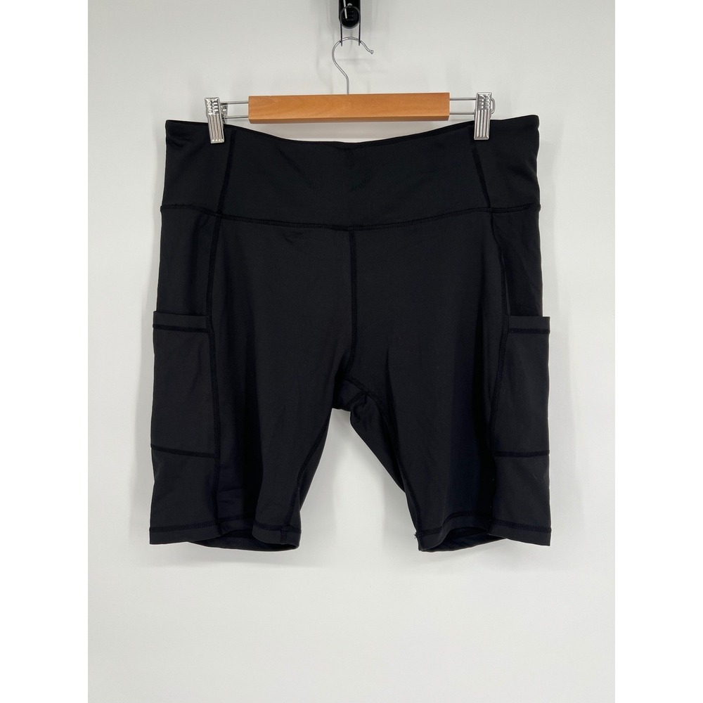 BALEAF Bike Shorts High Waist Pockets Athletic Workout 2XL